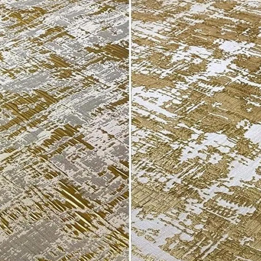 Calypso Jacquard (Reversible) Table Runner in Gold