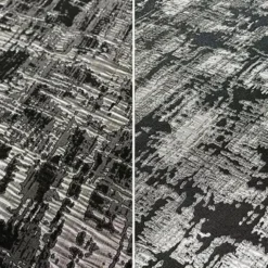 Calypso Jacquard (Reversible) Table Linen in Black