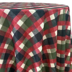 Camden Plaid (Slub Print) Table Linen