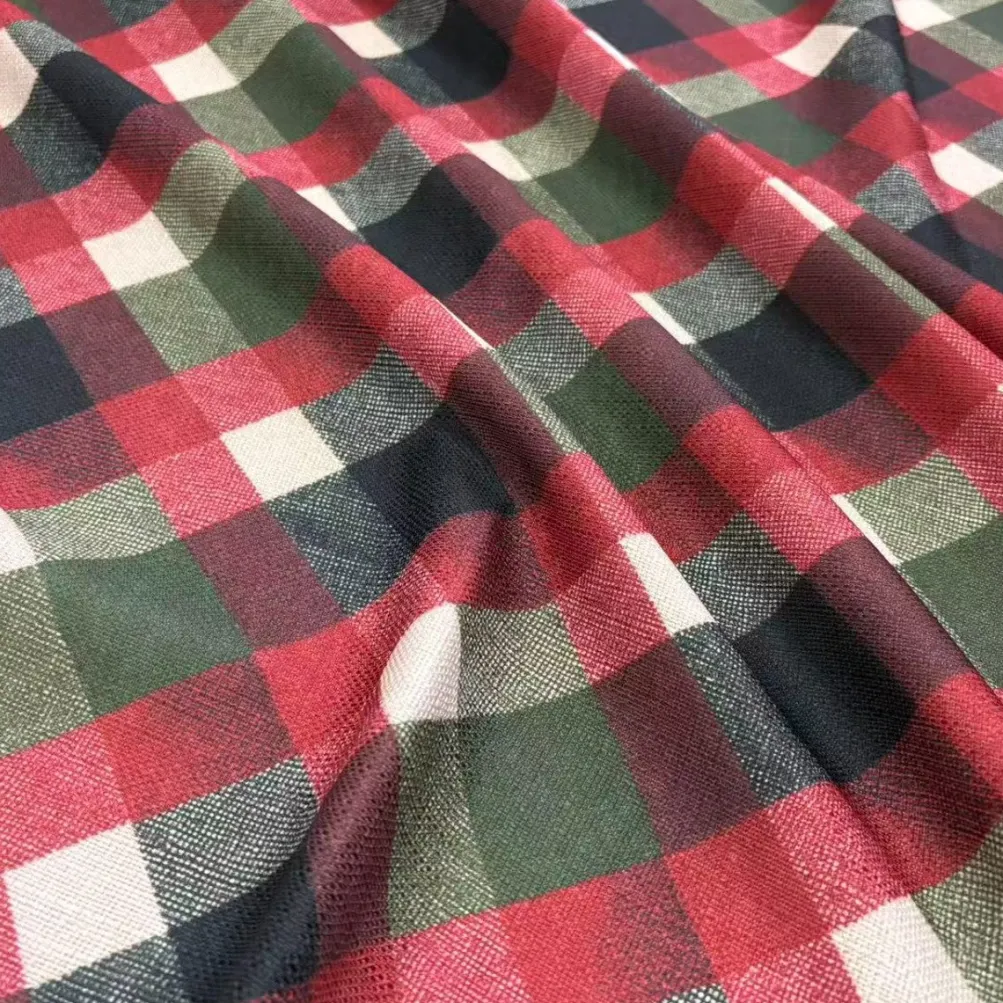 Camden Plaid (Slub Print) Table Napkin