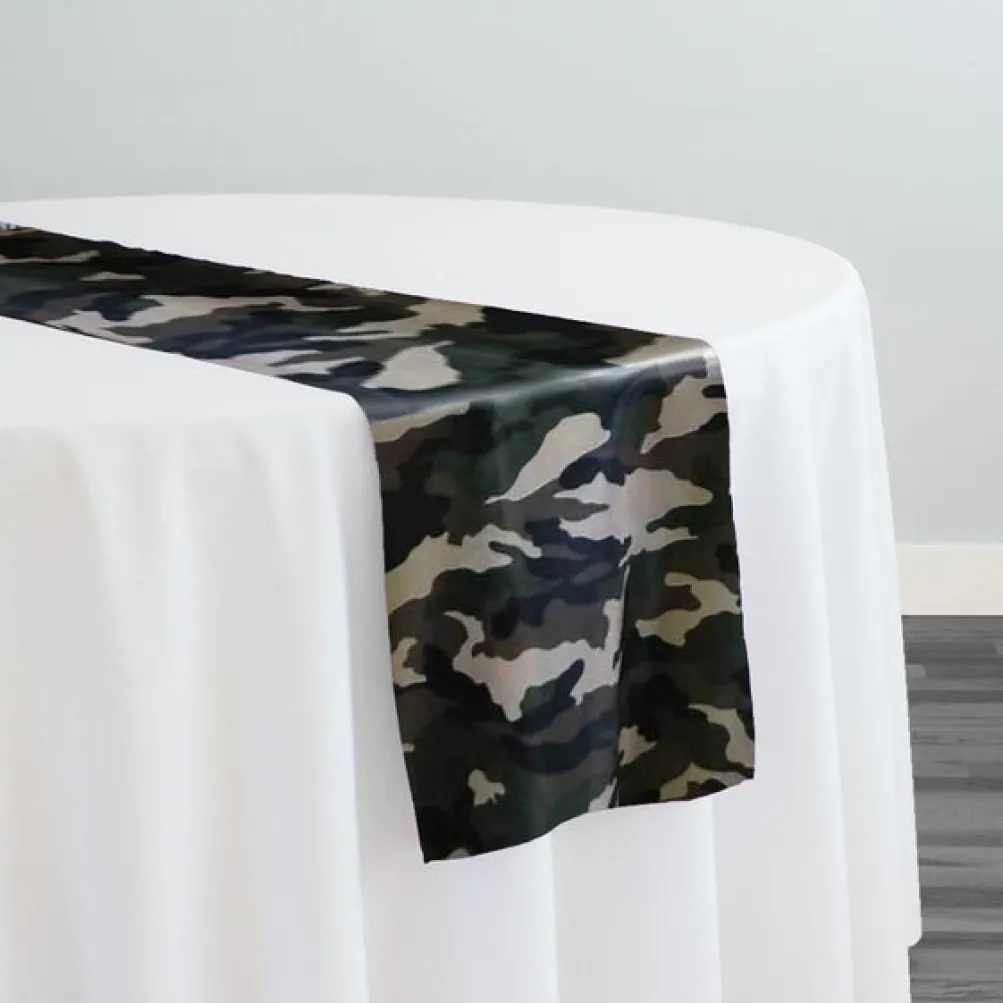 Camo Print Table Runner