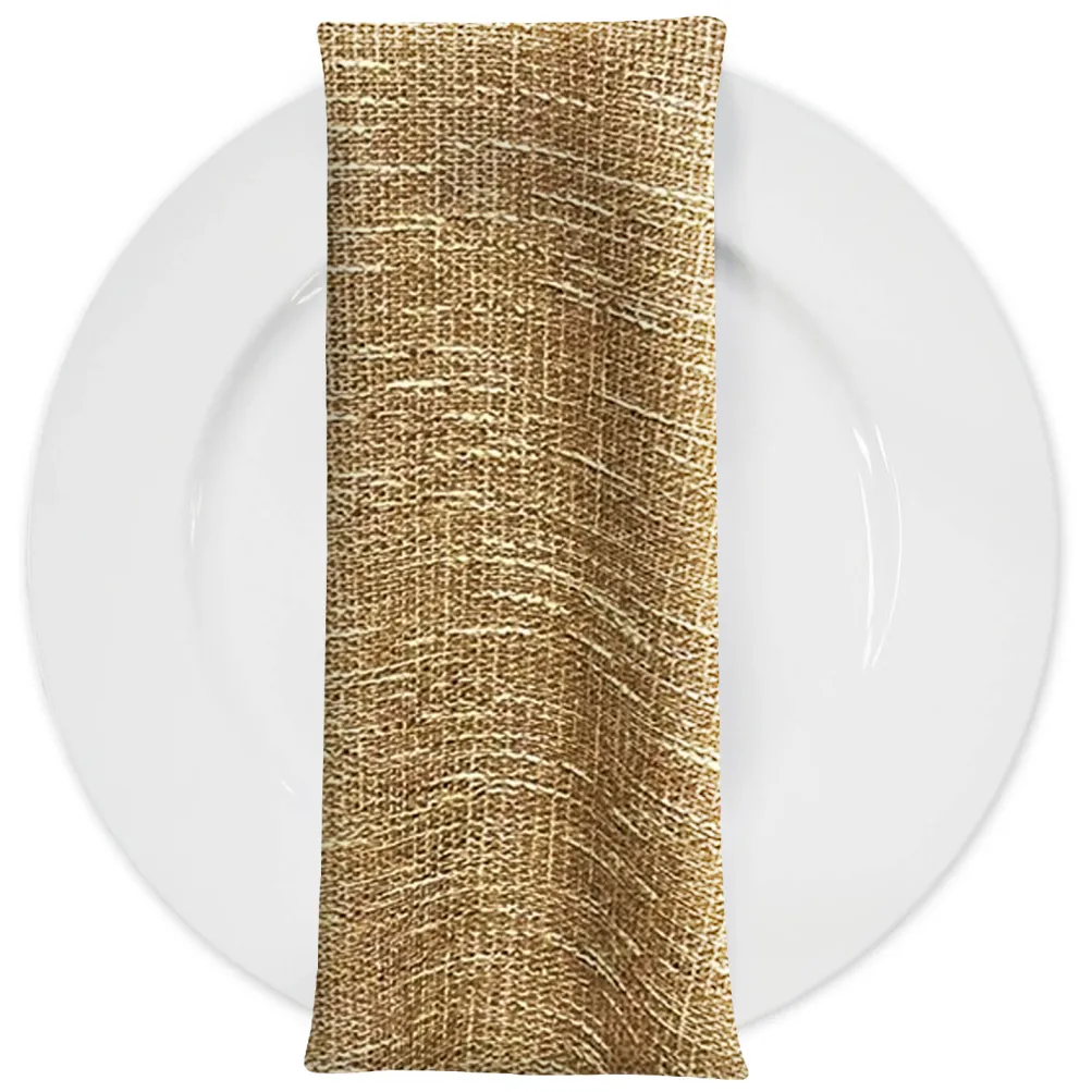 Capri Slub Linen Table Napkin in Honey
