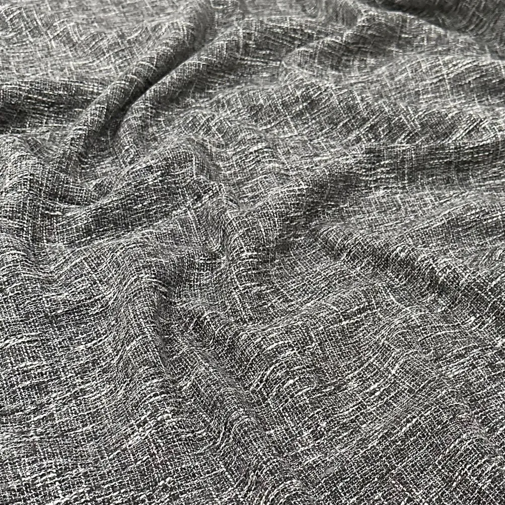 Capri Slub Linen Table Napkin in Charcoal