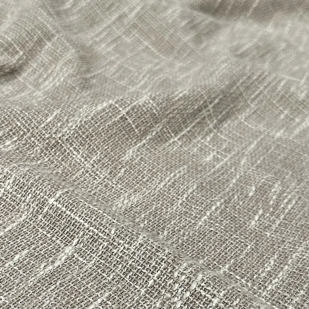 Capri Slub Linen Table Napkin in Silver