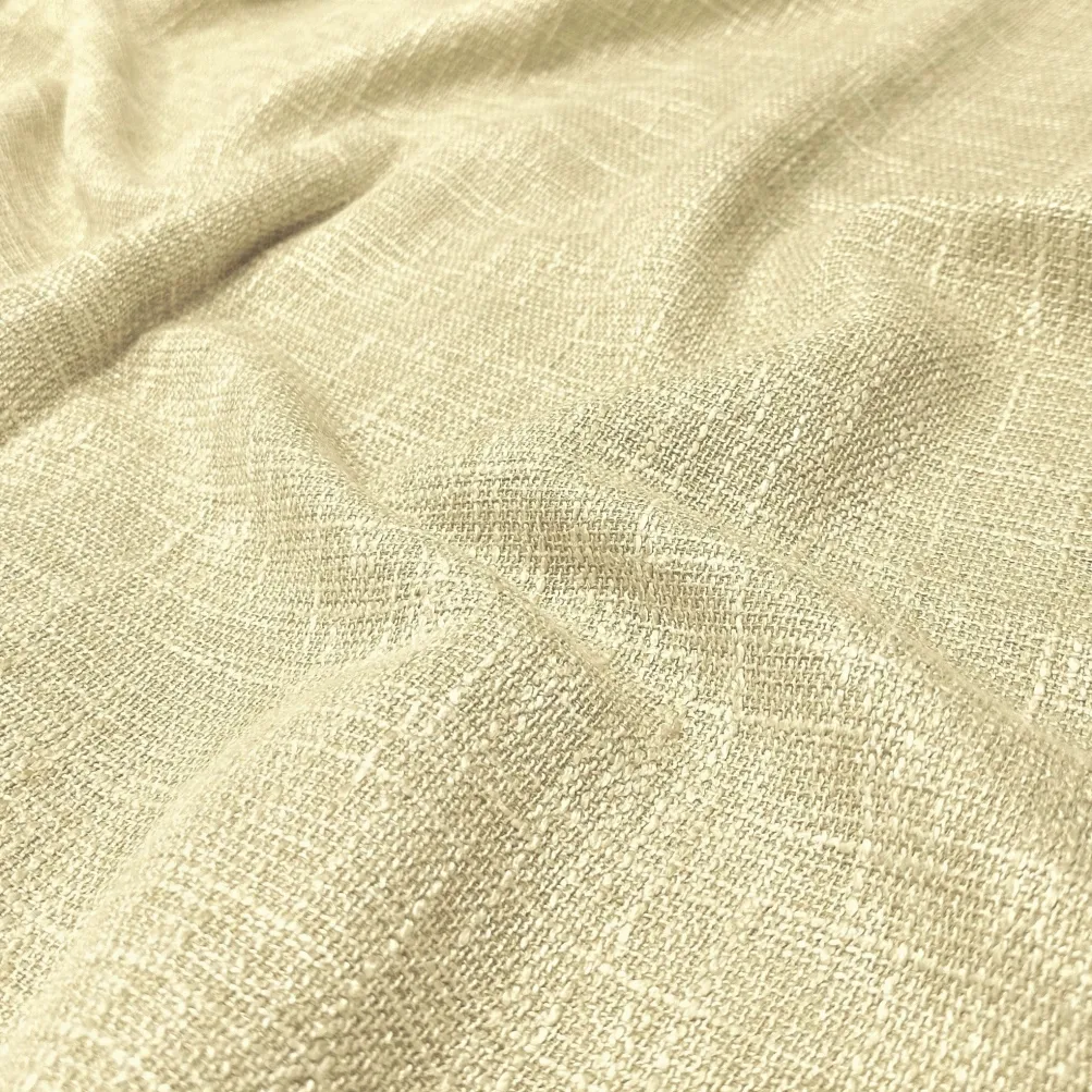 Capri Slub Linen Table Runner in Ivory