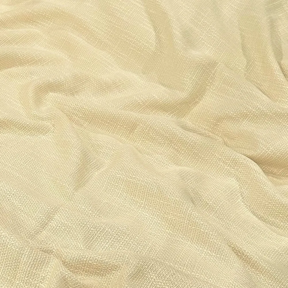 Capri Slub Linen Table Runner in Ivory