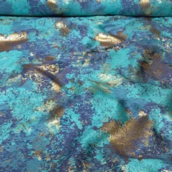 Cascade Jacquard Table Napkin in Turquoise