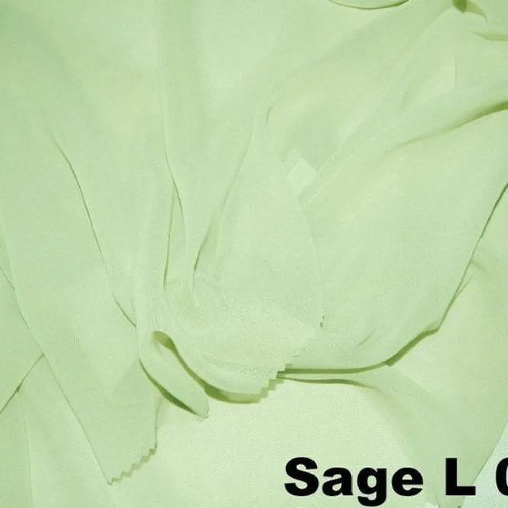 Chiffon Drapery Panels (54" Wide) / 73 Colors