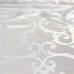 Chopin Jacquard Table Runner in White