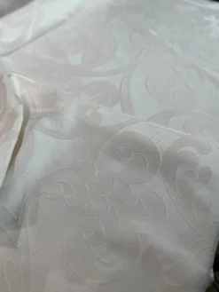 Classic Jacquard Table Linen in Ivory
