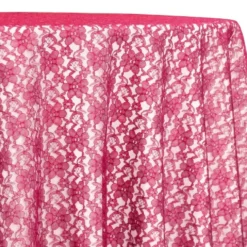 Classic Lace Table Linen in Coral 1208