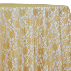 Classic Lace Table Linen in Gold 1700