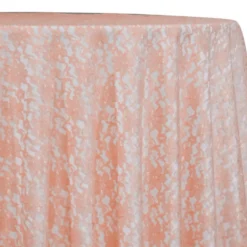 Classic Lace Table Linen in Peach 4122