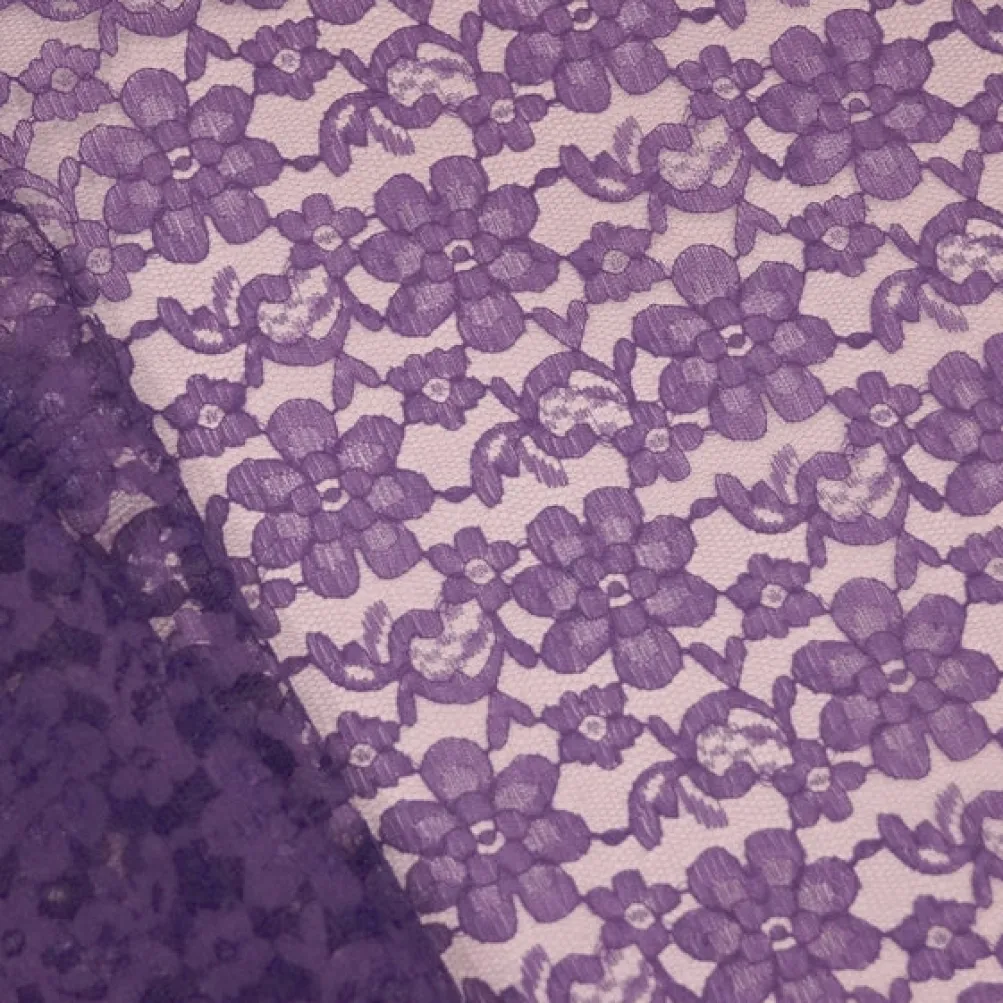 Classic Lace Table Linen in Purple 1258