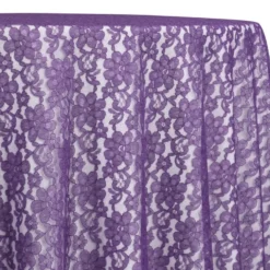 Classic Lace Table Linen in Purple 1258