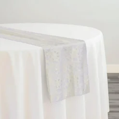 Classic Lace Table Runner in Ivory