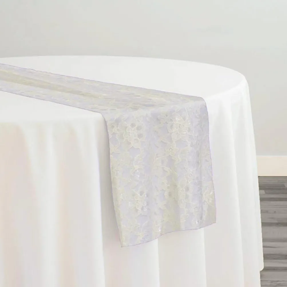Classic Lace Table Runner in Ivory