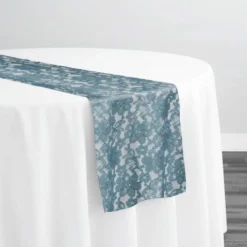 Classic Lace Table Runner in Peacock 6777