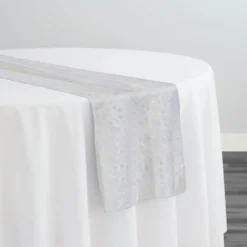 Classic Lace Table Runner in White