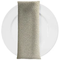 Cloud Chenille Table Napkin in Sand