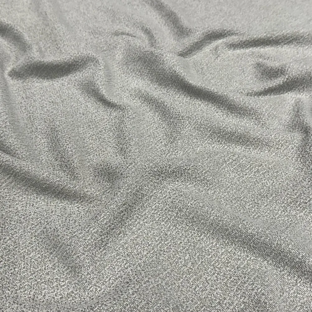 Cloud Chenille Table Runner in Silver