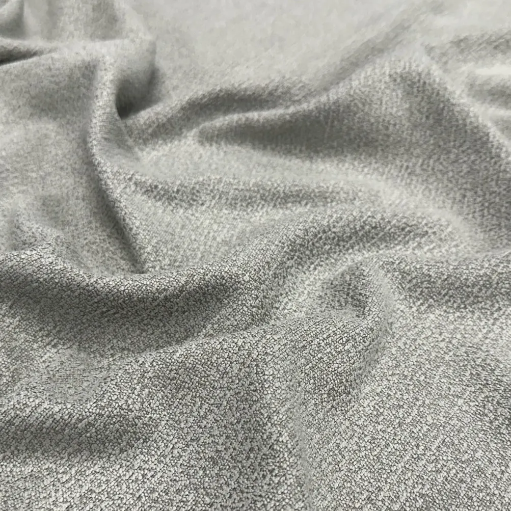 Cloud Chenille Table Runner in Silver