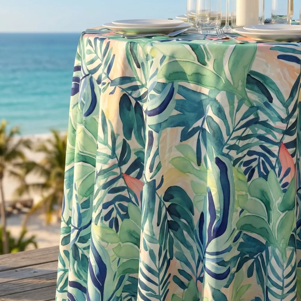 Coastal Breeze (Poly Print) Table Linen