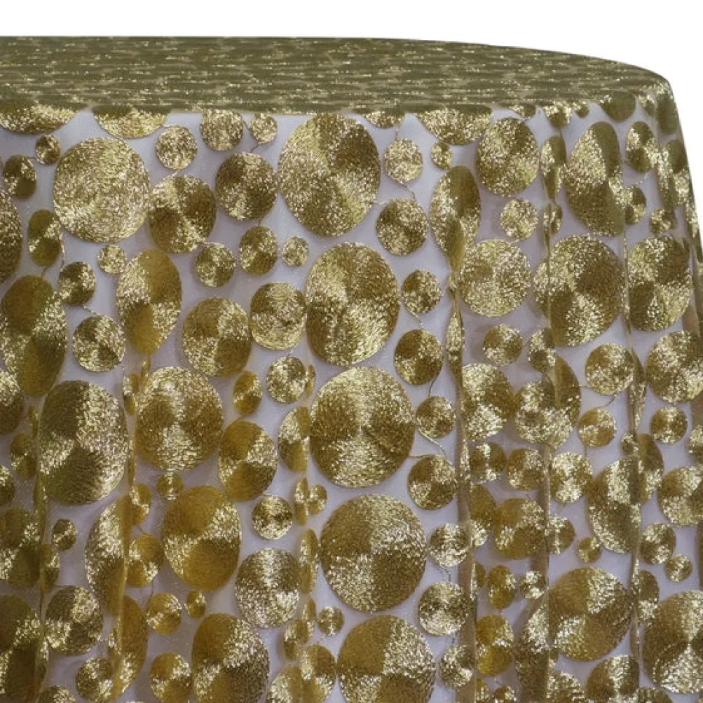 Coin Table Linen in Gold