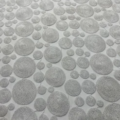 Coin Table Runner in White