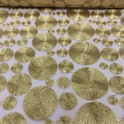 Coin (w/ Poly Lining) Table Napkin in Gold
