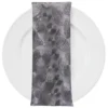 Coin (w/ Poly Lining) Table Napkin in Silver