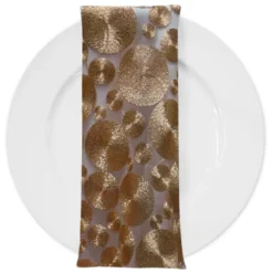 Coin (w/ Poly Lining) Table Napkin in Rose Gold