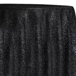 Confetti Metallic Table Linen in Black