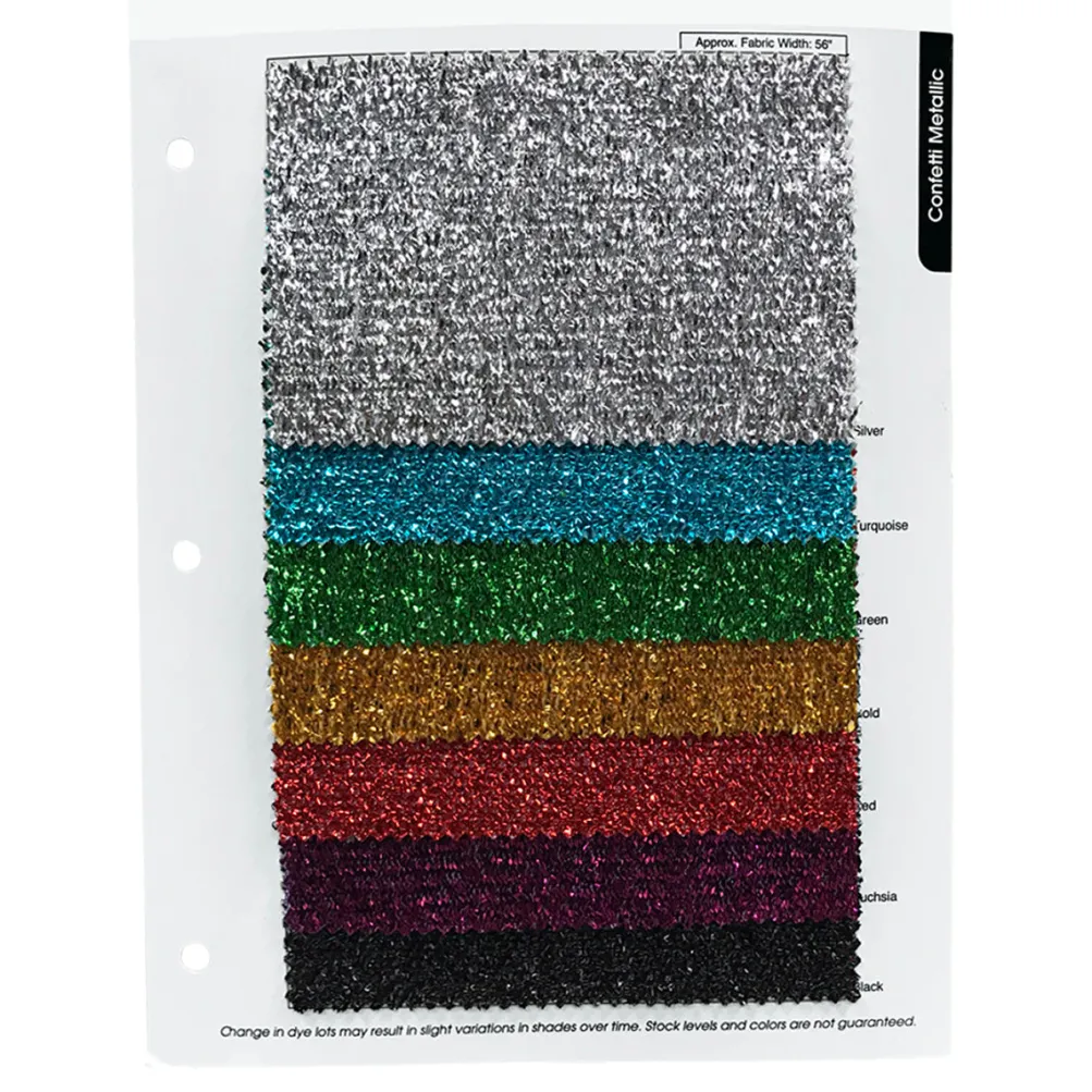 Confetti Metallic Table Runner in Turquoise