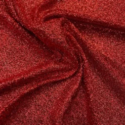 Confetti Metallic Table Runner in Red