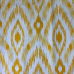 Cosmo Print (Dupioni) Table Linen in Yellow