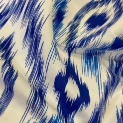 Cosmo Print (Dupioni) Table Napkin in Royal