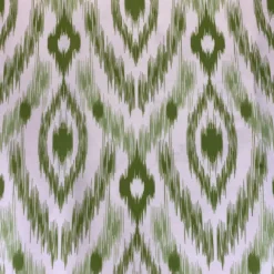 Cosmo Print (Dupioni) Table Runner in Avocado