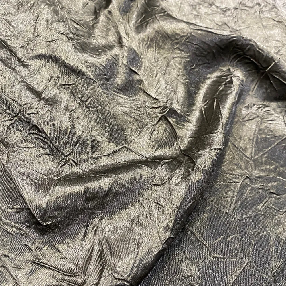 Crush Satin (Bichon) Table Linen in Grey 665