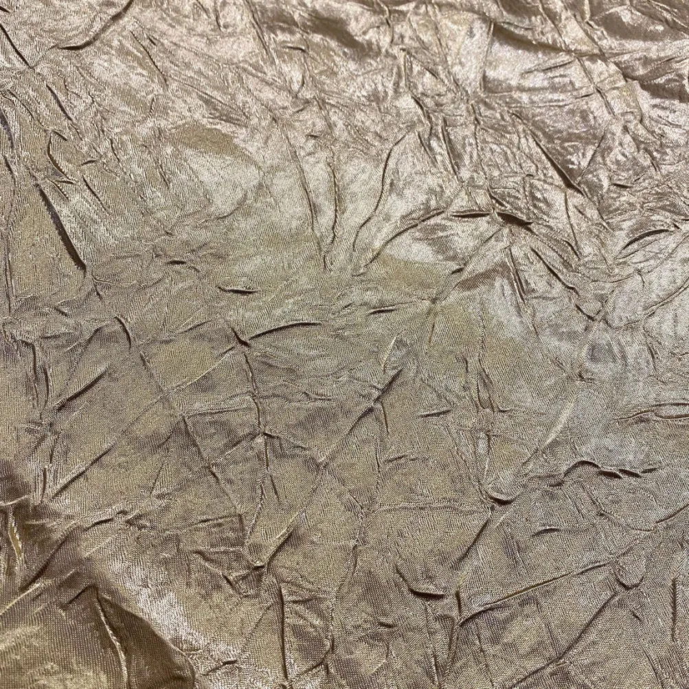 Crush Satin (Bichon) Table Linen in Taupe 17