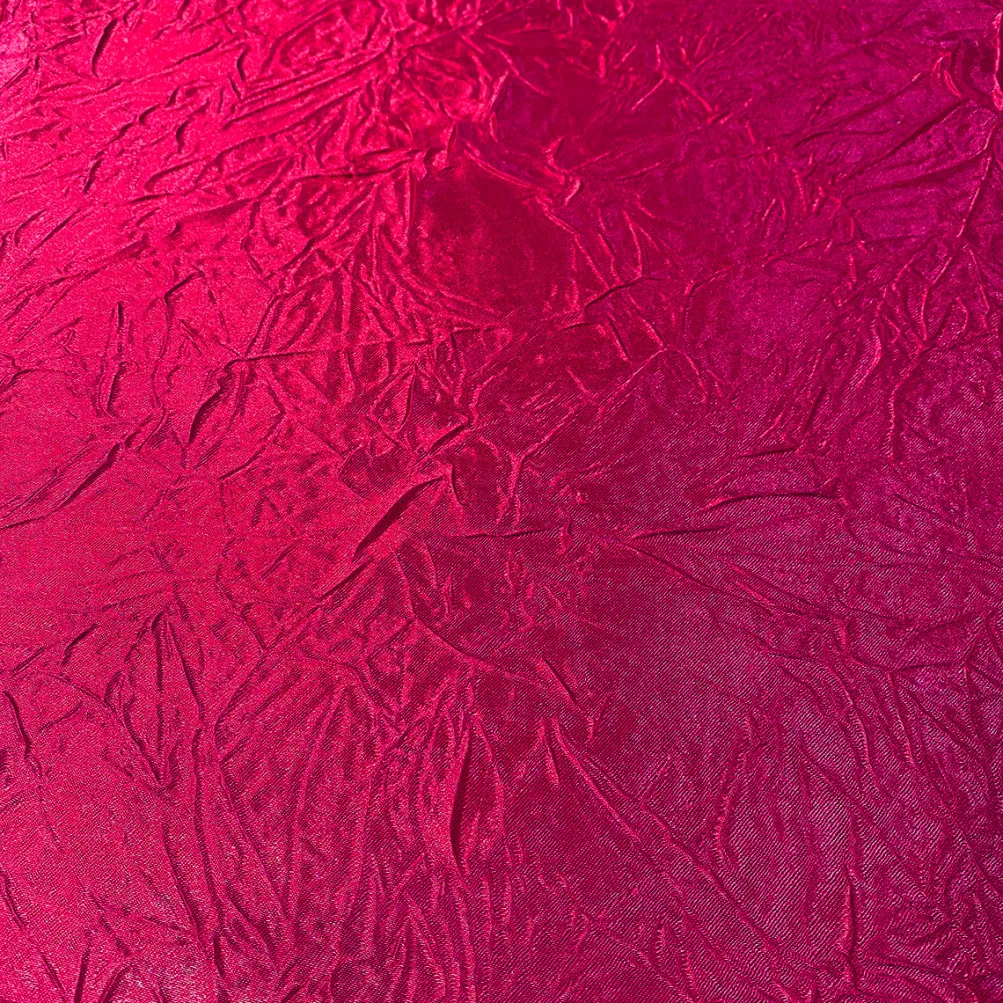Crush Satin (Bichon) Table Linen in Fuchsia 396