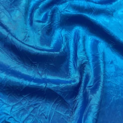 Crush Satin (Bichon) Table Linen in Turquoise 31