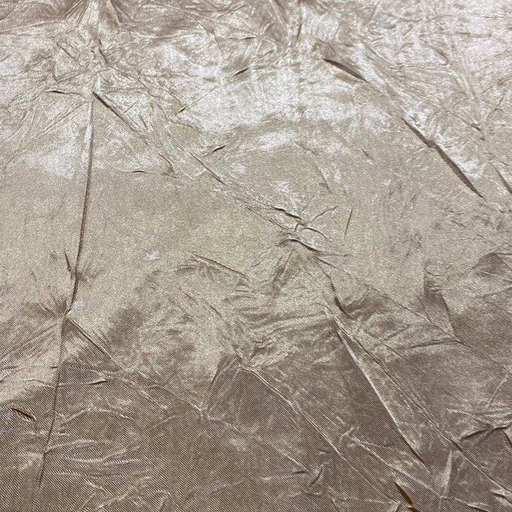 Crush Satin (Bichon) Table Linen in Bone