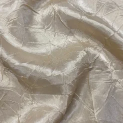 Crush Satin (Bichon) Table Linen in Ivory 112