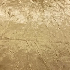 Crush Satin (Bichon) Table Linen in Gold 902