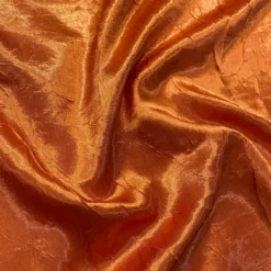 Crush Satin (Bichon) Table Linen in Rust 035