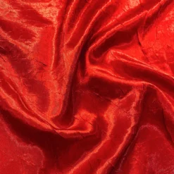 Crush Satin (Bichon) Table Napkin in Red 190