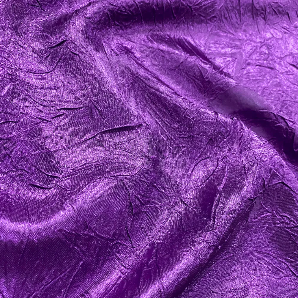 Crush Satin (Bichon) Table Runner in Plum 555