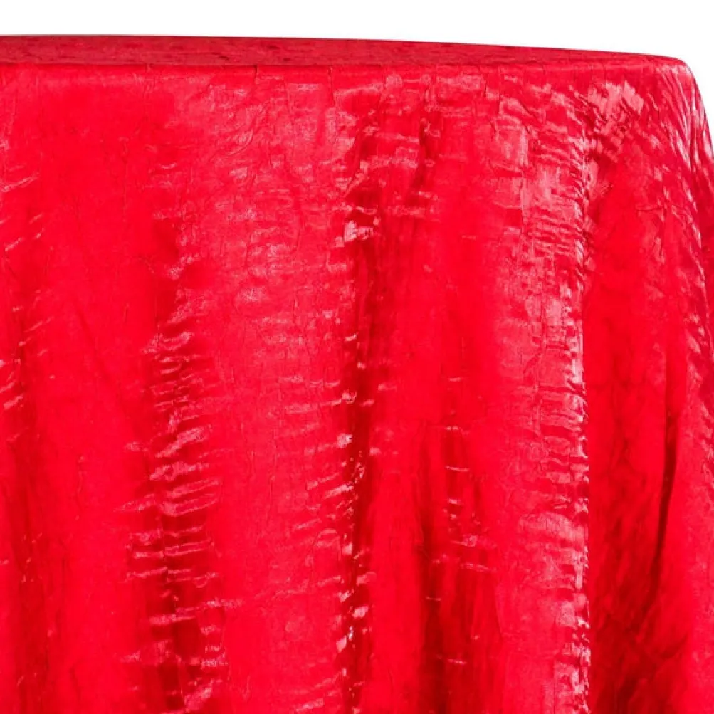 Crush Shimmer (Galaxy) Table Linen in Rio Red 37