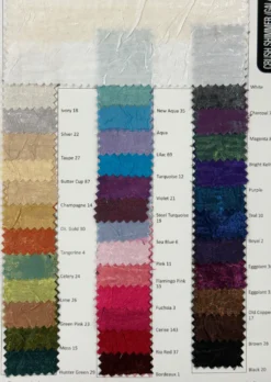 Crush Shimmer (Galaxy) Table Linen in Turquoise 12